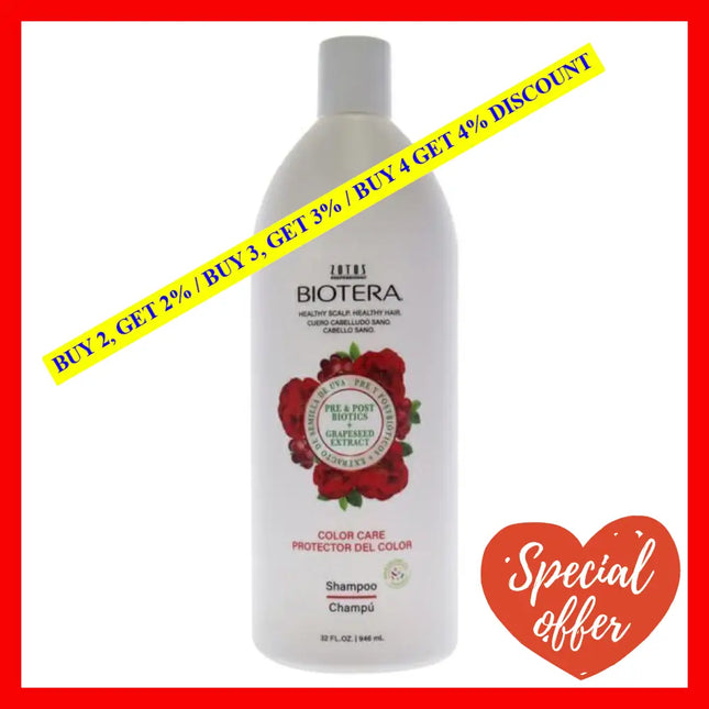 Color Care Shampoo By Biotera For Unisex - 32 Oz