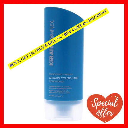 Color Care Smoothing Shampoo By Keratin Complex For Unisex - 13.5 Oz