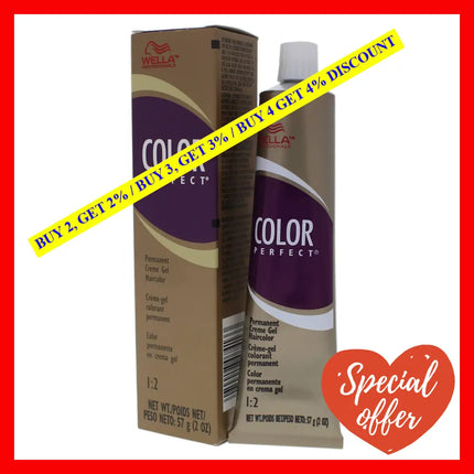 Color Charm Permanent Hair Gel - 4N Medium Brown By Wella For Unisex 2 Oz