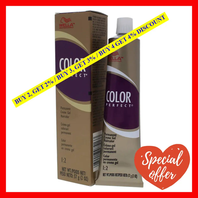 Color Charm Permanent Hair Gel - 4N Medium Brown By Wella For Unisex 2 Oz