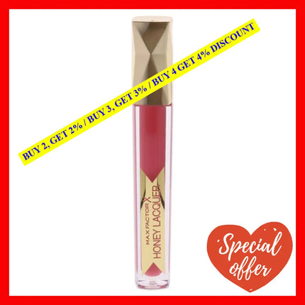 Color Elixir Honey Lip Lacquer - 20 Indulgent Coral By Max Factor For Women 0.12 Oz Lipstick