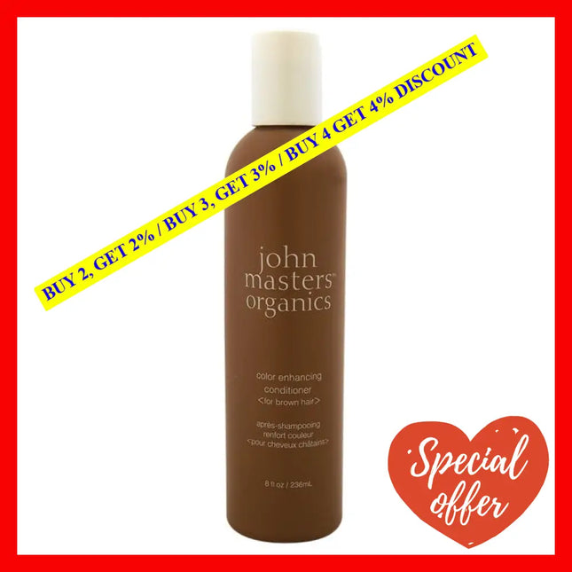 Color Enhancing Conditioner - Brown By John Masters Organics For Unisex 8 Oz