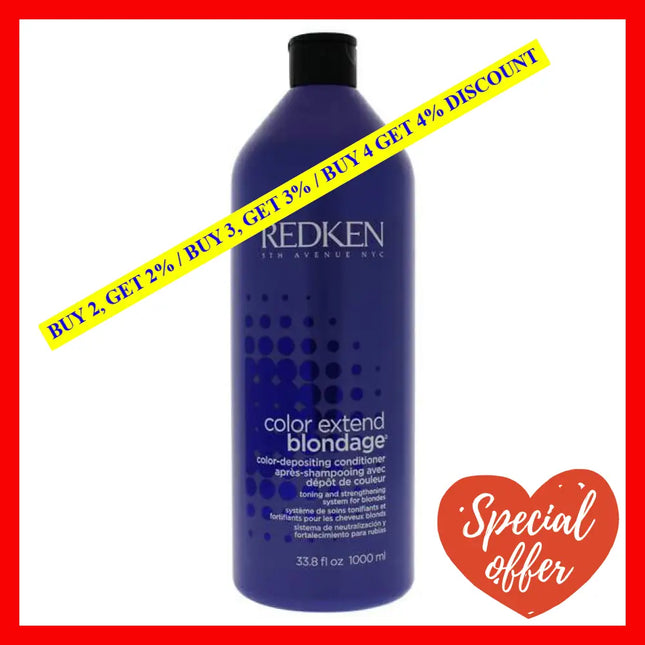 Color Extend Blondage Depositing Conditioner By Redken For Unisex - 33.8 Oz