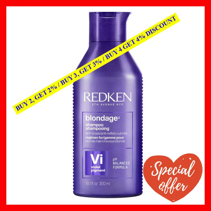 Color Extend Blondage Shampoo-Np By Redken For Unisex - 10.1 Oz Shampoo