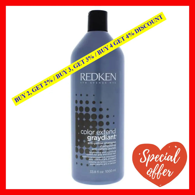 Color Extend Graydiant Anti-Yellow Shampoo By Redken For Unisex - 33.8 Oz