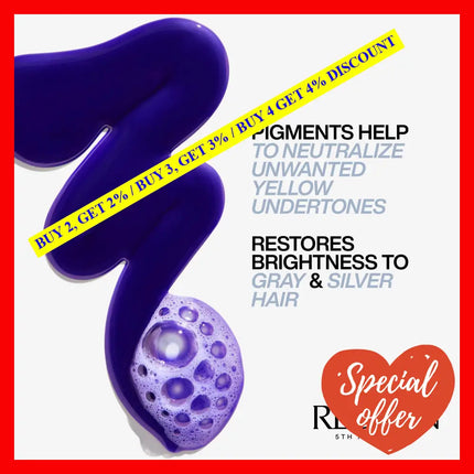 Color Extend Graydiant Anti-Yellow Shampoo By Redken For Unisex - 33.8 Oz