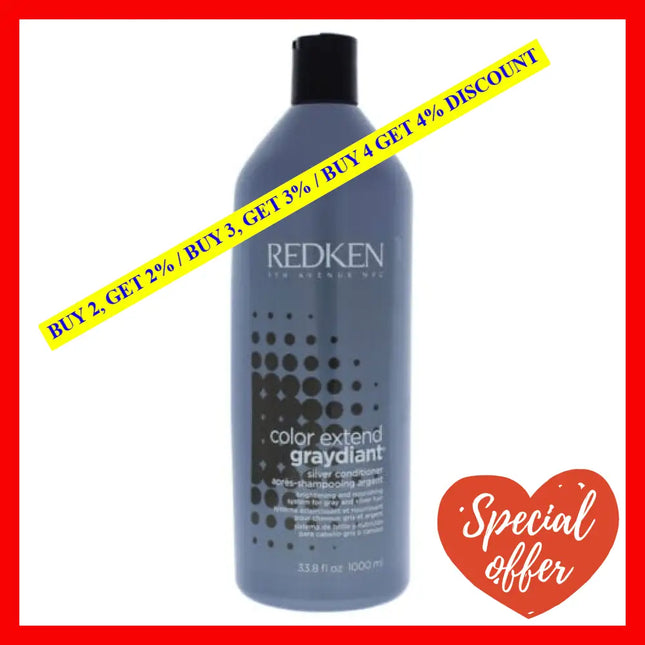 Color Extend Graydiant Silver Conditioner By Redken For Unisex - 33.8 Oz