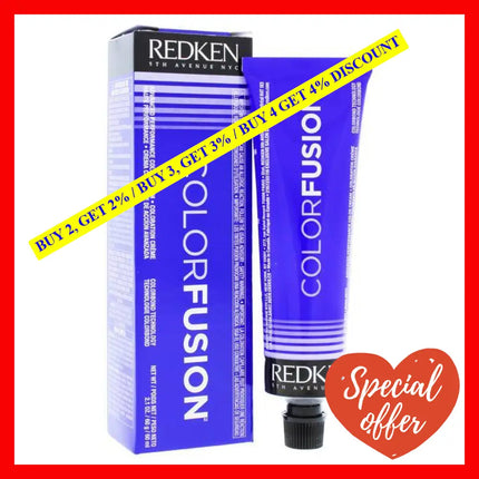 Color Fusion Cream Cool Fashion - 4Bv Brown-Violet By Redken For Unisex 2.1 Oz Hair