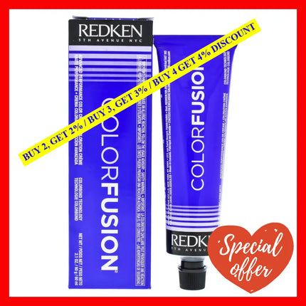 Color Fusion Cream Cool Fashion - 6Br Brown-Red By Redken For Unisex 2.1 Oz Hair