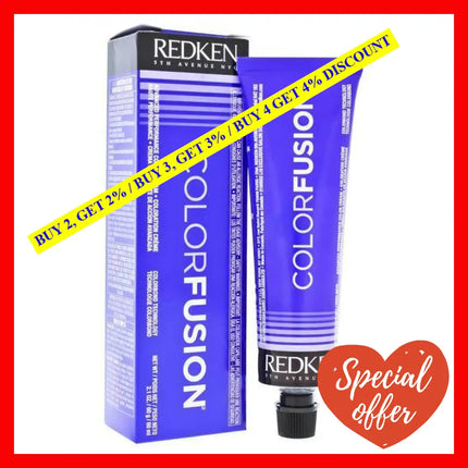 Color Fusion Cream Cool Fashion - 6Bv Brown-Violet By Redken For Unisex 2.1 Oz Hair