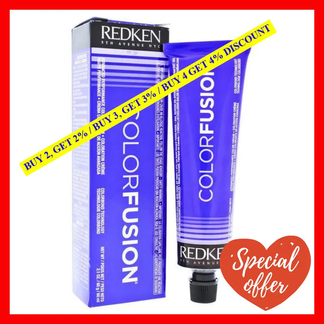 Color Fusion Cream Cool Fashion - 8Vv Violet-Violet By Redken For Unisex 2.1 Oz Hair