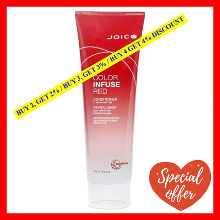 Color Infuse Red Conditioner By Joico For Unisex - 8.5 Oz