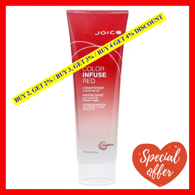 Color Infuse Red Conditioner By Joico For Unisex - 8.5 Oz