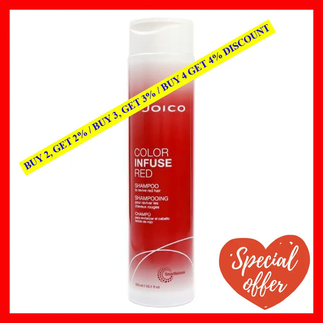 Color Infuse Red Shampoo By Joico For Unisex - 10.1 Oz