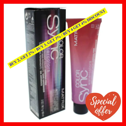 Color Sync Watercolors Demi-Permanent - Sapphire Blue By Matrix For Unisex 2 Oz Hair