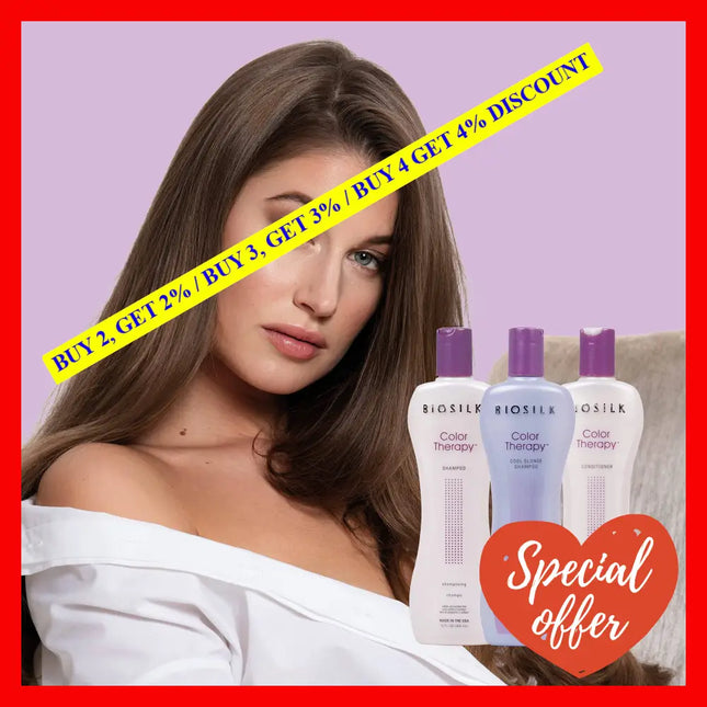 Color Therapy Cool Blonde Shampoo By Biosilk For Unisex - 12 Oz