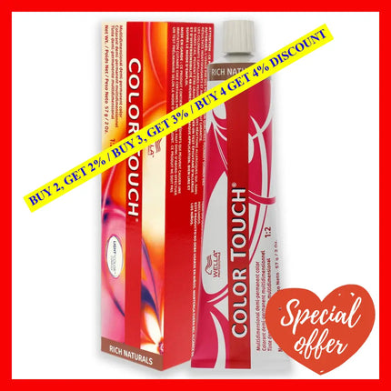 Color Touch Demi-Permanent - 10 03 Lightest Blonde-Natural Gold By Wella For Unisex 2 Oz Hair