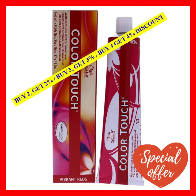 Color Touch Demi-Permanent - 4 57 Medium Brown-Red-Violet Brown By Wella For Unisex 2 Oz Hair