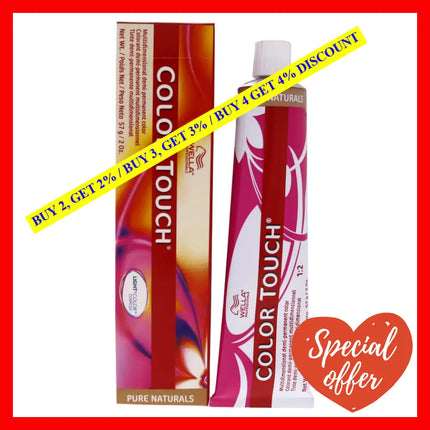 Color Touch Demi-Permanent - 5 03 Light Brown-Natual Gold By Wella For Unisex 2 Oz Hair