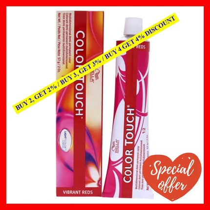Color Touch Demi-Permanent - 5 Light Brown-Red Violet By Wella For Unisex 2 Oz Hair