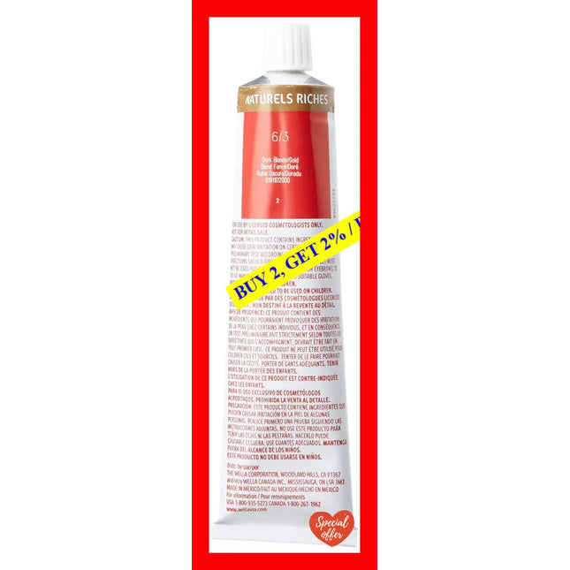 Color Touch Demi-Permanent - 6 3 Dark Blonde-Gold By Wella For Unisex 2 Oz Hair