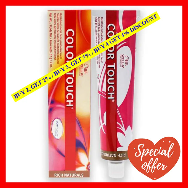 Color Touch Demi-Permanent - 8 03 Light Blonde-Gold By Wella For Unisex 2 Oz Hair