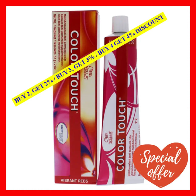 Color Touch Demi-Permanent - 8 43 Light Blonde-Red Gold By Wella For Unisex 2 Oz Hair