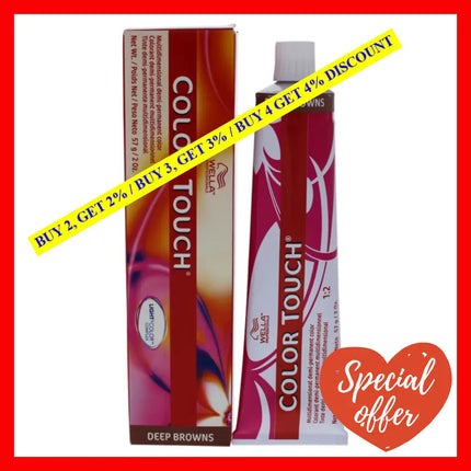 Color Touch Demi-Permanent - 8 71 Light Blonde-Brown Ash By Wella For Unisex 2 Oz Hair