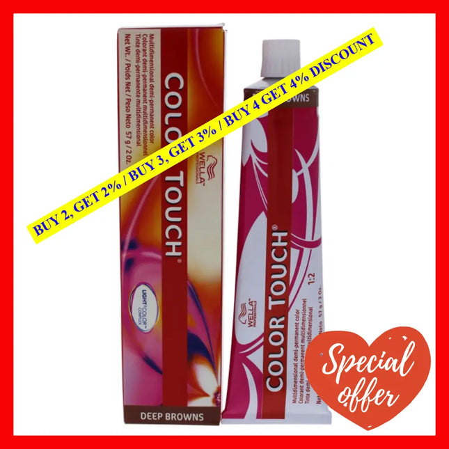 Color Touch Demi-Permanent - 8 71 Light Blonde-Brown Ash By Wella For Unisex 2 Oz Hair