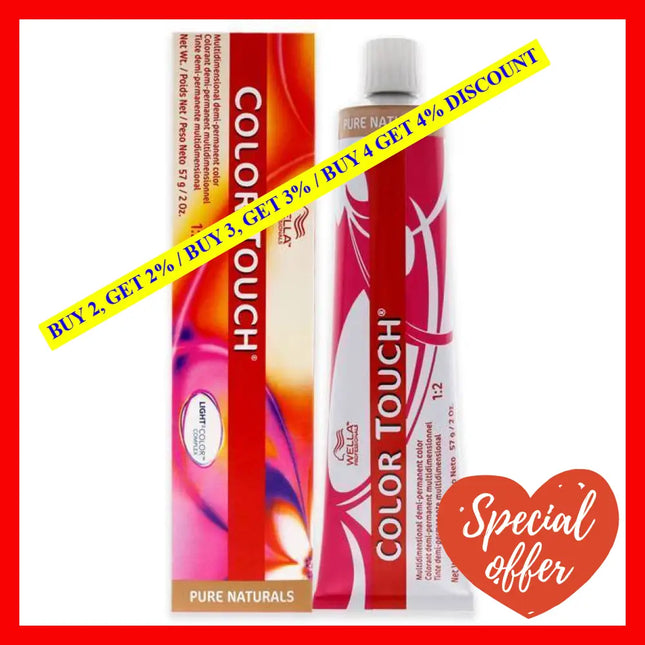 Color Touch Demi-Permanent - 9 3 Very Light Blonde-Gold By Wella For Unisex 2 Oz Hair