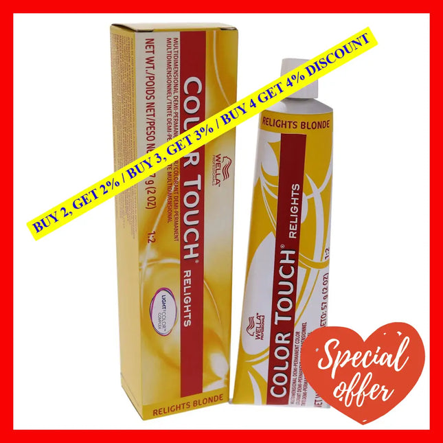 Color Touch Relights Demi-Permanent - 00 Clear Glaze By Wella For Women 2 Oz Hair