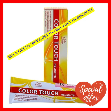 Color Touch Relights Demi-Permanent - 18 Ash Pearl By Wella For Unisex 2 Oz Hair