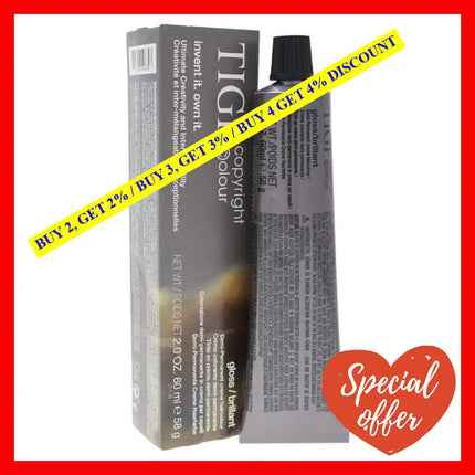 Colour Gloss Creme Hair Color - # 6/30 Dark Golden Natural Blonde By Tigi For Unisex 2 Oz