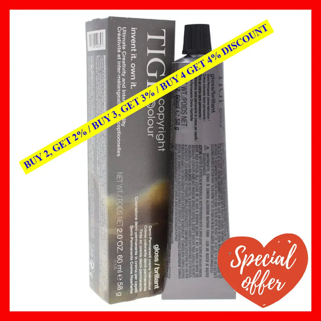 Colour Gloss Creme Hair Color - # 6/30 Dark Golden Natural Blonde By Tigi For Unisex 2 Oz