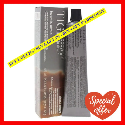 Colour Gloss Creme Hair Color - # 6/34 Dark Golden Copper Blonde By Tigi For Unisex 2 Oz