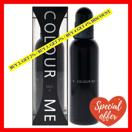 Colour Me Black By Milton-Lloyd For Men - 3 Oz Edp Spray