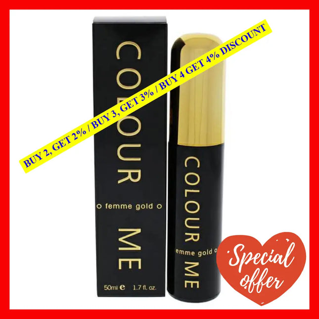Colour Me Femme Gold By Milton-Lloyd For Women - 1.7 Oz Edp Spray