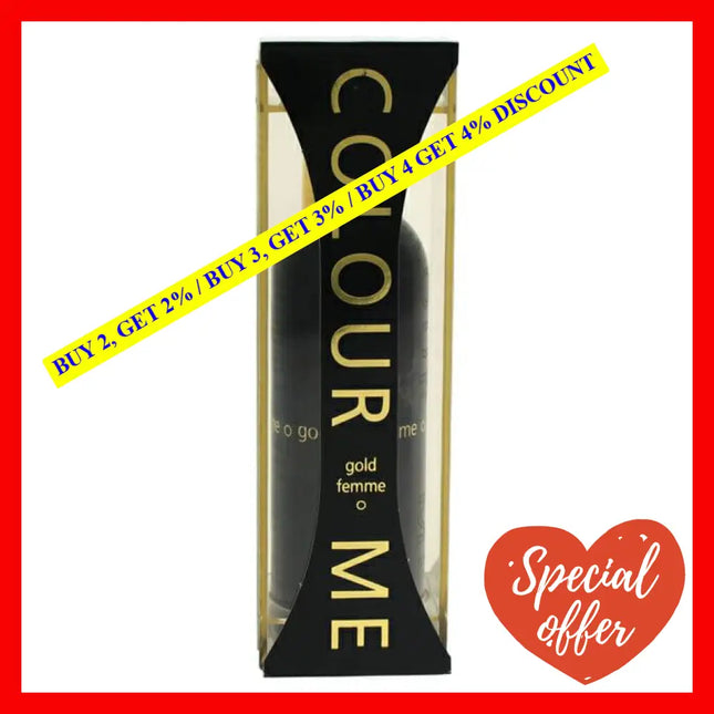 Colour Me Femme Gold By Milton-Lloyd For Women - 3.4 Oz Edp Spray