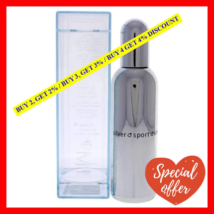 Colour Me Silver Sport By Milton-Lloyd For Men - 3 Oz Edp Spray
