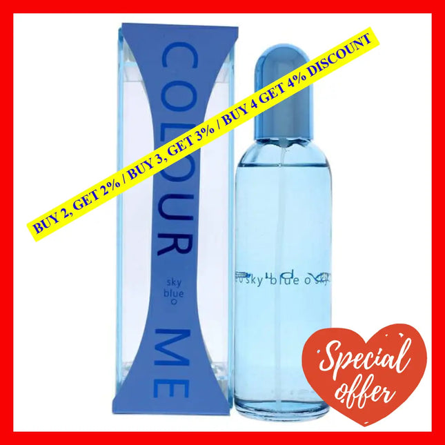 Colour Me Sky Blue By Milton-Lloyd For Women - 3.4 Oz Edp Spray