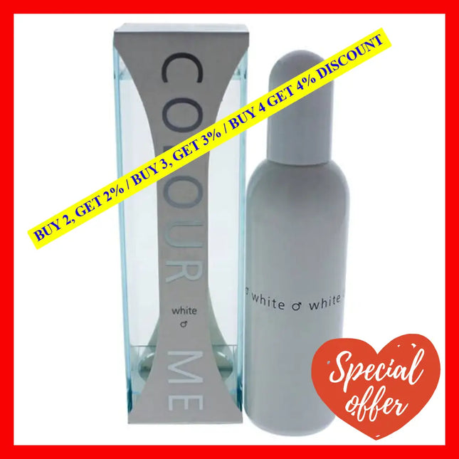 Colour Me White By Milton-Lloyd For Men - 3 Oz Edp Spray