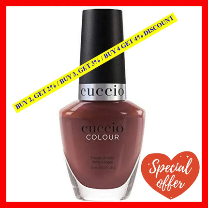 Colour Nail Polish - Hot Chocolate-Cold Days By Cuccio For Women 0.43 Oz