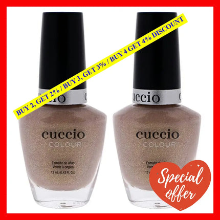 Colour Nail Polish - Los Angeles Luscious By Cuccio For Women 0.43 Oz Pack Of 2