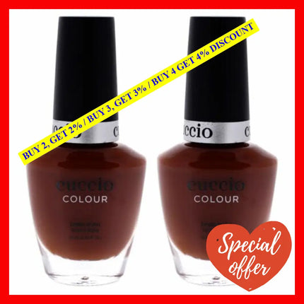 Colour Nail Polish - Natural State By Cuccio For Women 0.43 Oz Pack Of 2