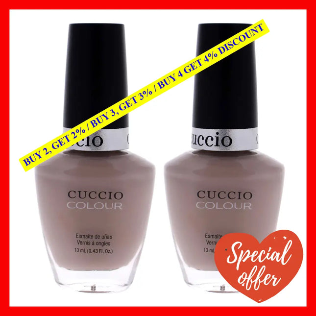 Colour Nail Polish - Tel-Aviv About It By Cuccio For Women 0.43 Oz Pack Of 2