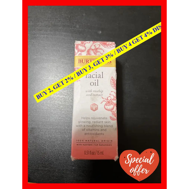 Complete Nourishment Facial Oil By Burts Bees For Women - 0.51 Oz