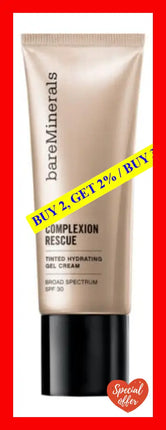 Complexion Rescue Tinted Hydrating Gel Cream Spf 30 - 04 Suede By Bareminerals For Women 1.18 Oz