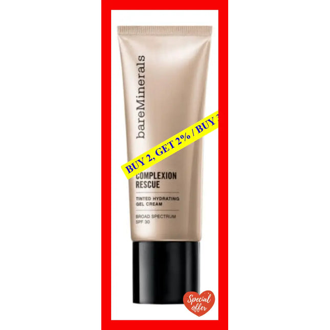 Complexion Rescue Tinted Hydrating Gel Cream Spf 30 - 04 Suede By Bareminerals For Women 1.18 Oz