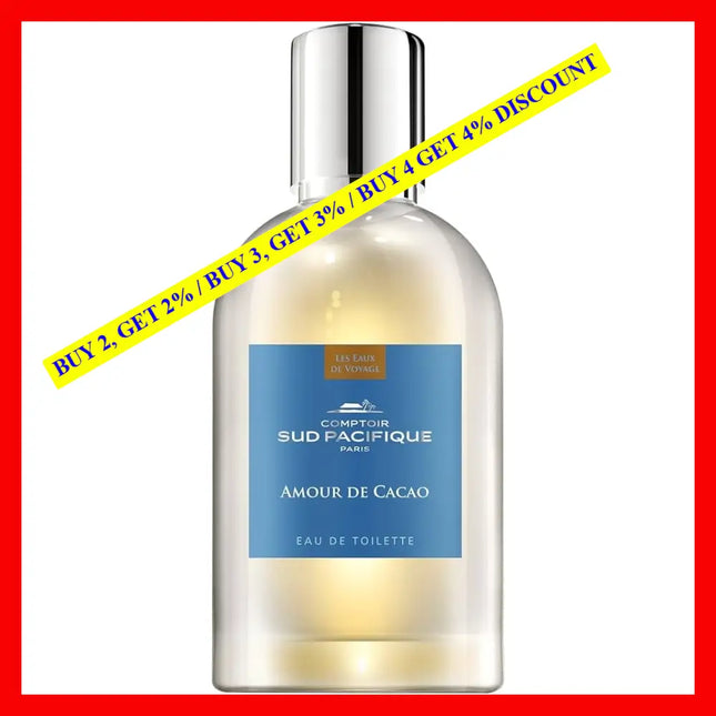 Comptoir Sud Pacifique Amour De Cacao Eau Toilette For Women 3.4 Oz / 100 Ml