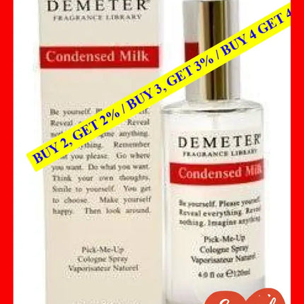 Condensed Milk By Demeter For Women - 4 Oz Cologne Spray